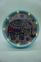 Diamond Painting LED Lamp Pakket - Olifant