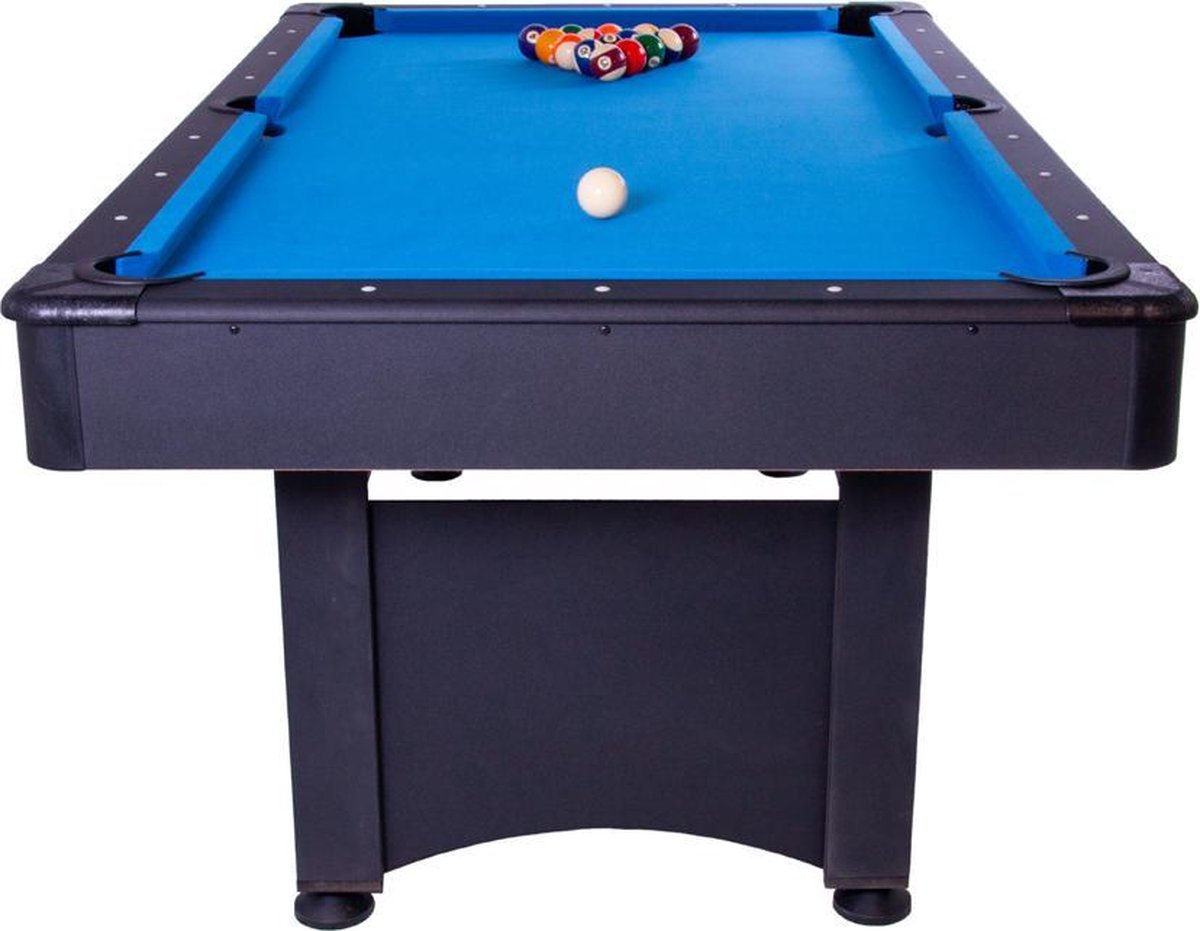 Table de billard Buckshot Blackmagic 8ft Retour de billes - Bleu