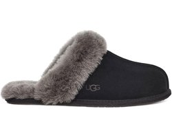 UGG W Scuffette II Dames Sloffen - Zwart/Grijs - Maat 38