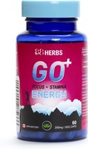 88Herbs ★ GO Plus ★ GO+ ★ Energy Booster ★ Meer Uithoudingsvermogen ★ Verbeterde Focus ★ 60 capsules ★ VitamineMan ★ Supplement