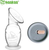 Bol.com HAAKAA - Siliconen Borstkolf - 150ml + siliconen deksel - Borstvoeding - Lekschaal aanbieding