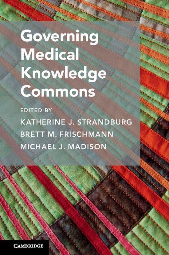 Cambridge Studies on Governing Knowledge Commons - Governing ... - cover