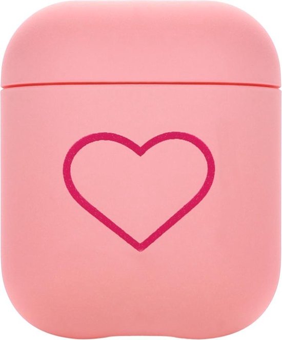 AirPods 2 hoesje roze hartje – st...