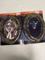 3D schilderij voor Halloween - 2 stuks (met geluid)