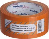 Verlofix Duct Tape Supersterk 50 Mm X 25 M Pvc Oranje