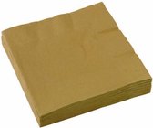 Gouden Servetten 33cm 20st