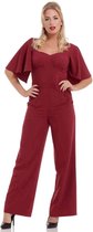 Voodoo Vixen Jumpsuit -L- Zoey Deep Cape Rood