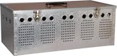 Natural Duivenmand in aluminium 5d 59X31X23CM