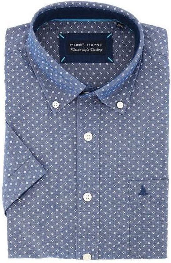 donkerblauw vest korte mouw