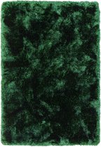 Easy Living - Plush-Rug-Emerald Vloerkleed - 160x230 cm - Rechthoekig - Laagpolig, Shaggy Tapijt - Design, Klassiek - Groen