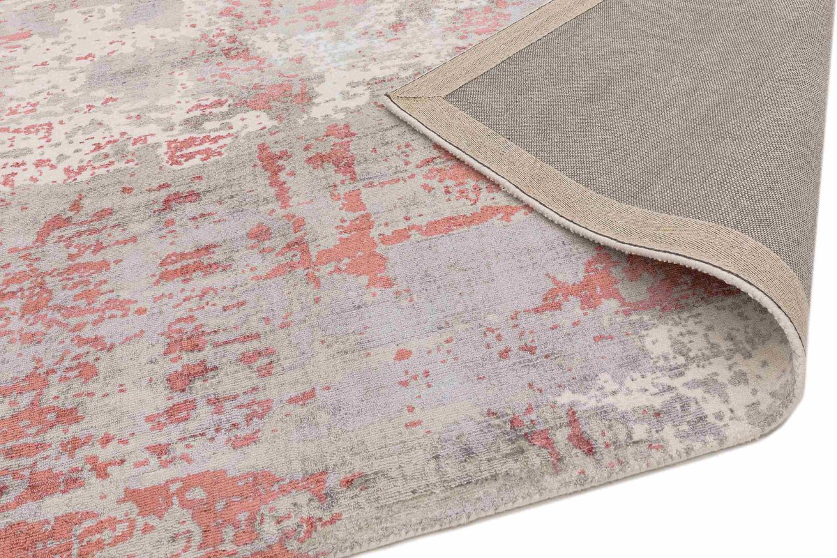 Eazy Living Easy Living - Gatsby-red Vloerkleed - 160x230 - Rechthoek - Laagpolig Tapijt - Landelijk - Grijs, Rood, foto 2