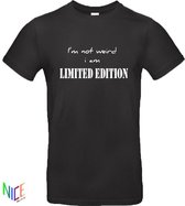 Shirt "Limited edition"- Maat XXL - Zwart -