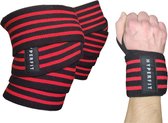 HYPERFIT - Wrist wraps - Knee wraps - Knee sleeves - Fitness- Bundel