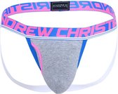 Andrew Christian Fly Jock w/ Almost Naked Grijs - MAAT S - Heren Ondergoed - Jockstrap voor Man - Mannen Jock