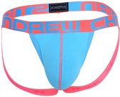 Andrew Christian Happy Jock 91744AQUA w/ Almost Naked - Lichtblauw | Maat S | Jockstrap Heren | Jockstrap