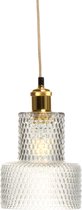KILAMY - Lampe à suspension - 1 lumière - E27 - Transparent - env.17cm (L / T) x 17cm (L) x 27cm (H) env.1100 g