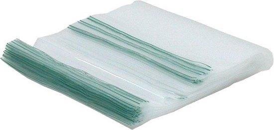 Sacs à Zip à glissière Transparent - 220x280mm - 100 pièces - Sacs d'expédition - Zip Sacs à clic en plastique Fermeture à glissière Ziplock - Refermable avec fermeture