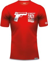Fastest shot ever t-shirt - Rood