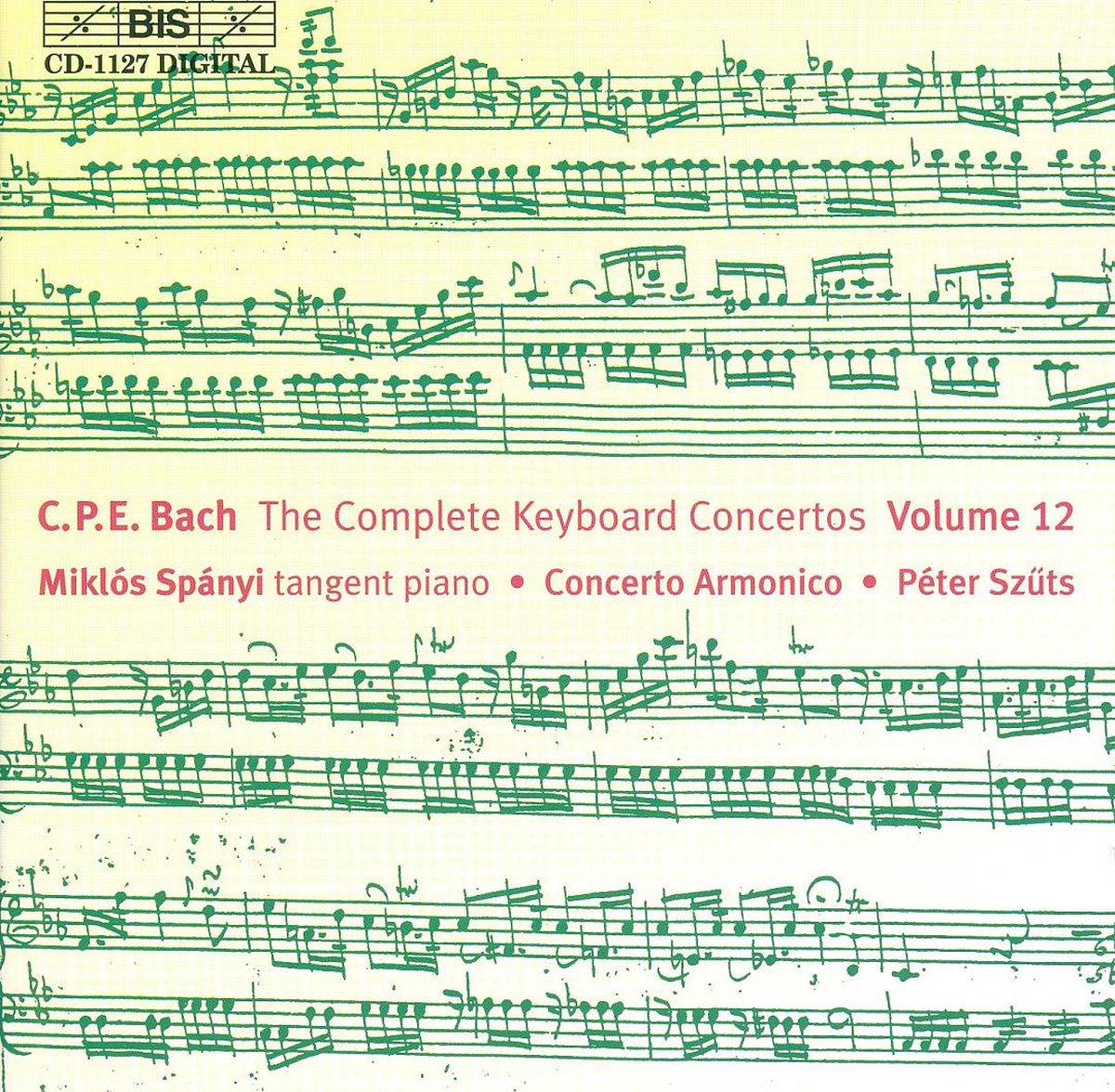 Miklós Spányi, Concerto Armonico - C.P.E. Bach: Keyboard Concertos Vol.12 (CD)