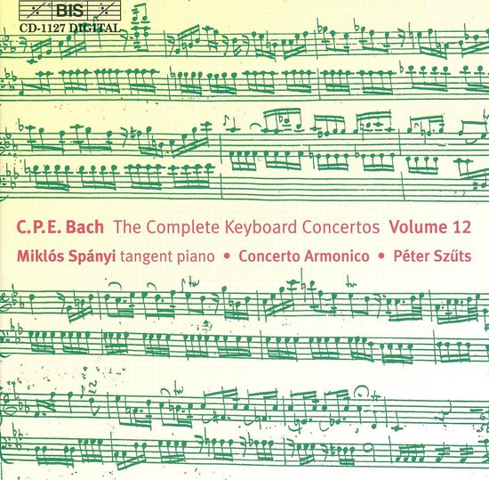 Miklós Spányi, Concerto Armonico - C.P.E. Bach: Keyboard Concertos Vol.12 (CD)
