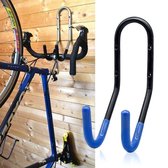Decopatent® Muur Ophangsysteem Fiets - Fiets ophangen aan Stuur - Ophang systeem fiets - Fiets Houder wand - Ophangbeugel fiets