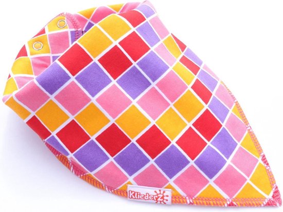 Bol Com Bandana Slabbetjes Baby Kliederz Purple Pink Kwijl Slabben Meisjes 3 Stuks
