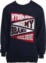 crisis analyse provincie My Brand Flagged Sweater - Navy, S | bol.com