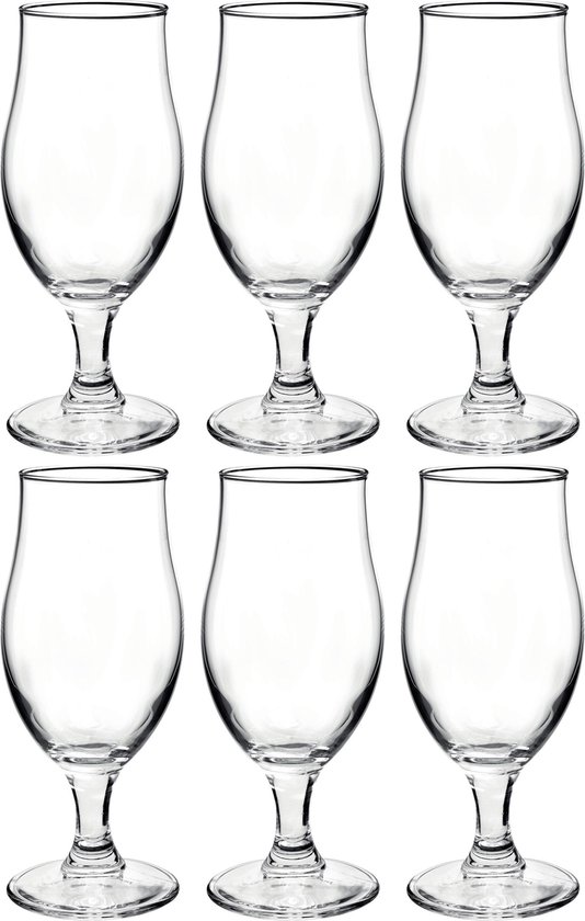 18x Stuks luxe bierglazen speciaalbier 520 ml - Bierglazen - Glazen voor speciaalbier