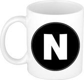 Mok / beker met de letter N voor het maken van een naam / woord - koffiebeker / koffiemok - namen beker