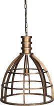 Industriële hanglamp - Lamp - Industrieel - Sfeer - Interieur - Sfeerlamp - Metaal - Robuust - Hanglamp - Goud - 64 cm hoog