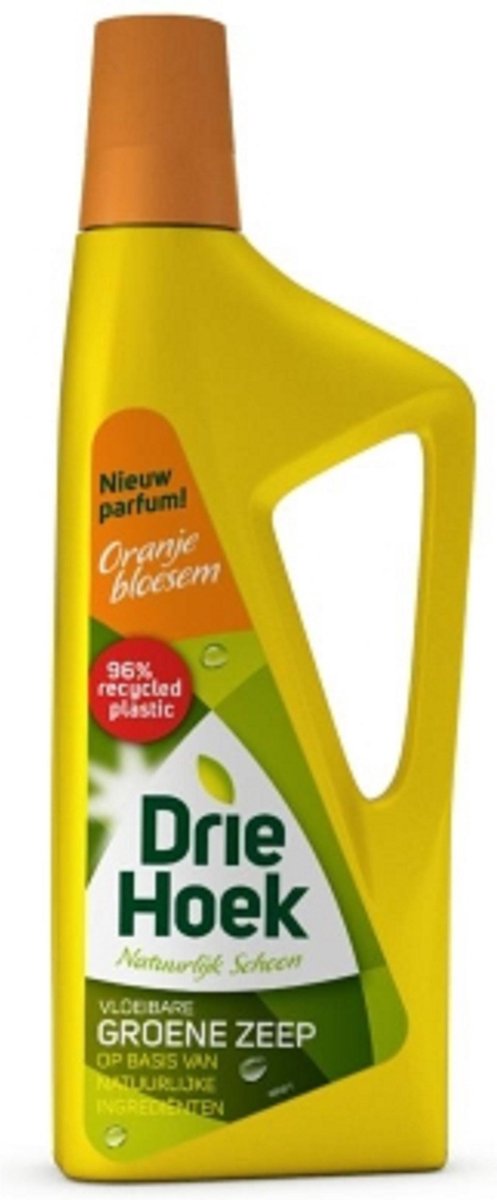 Driehoek Vloeibare Groene Zeep Oranjebloesem - 6 x 725 ml