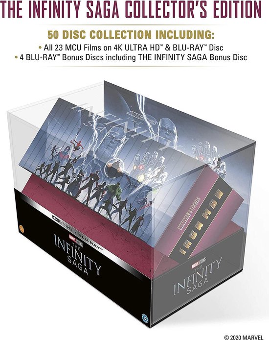 Marvel Studios: The Infinity Saga - Collector's Edition Complete Box Set UHD (Import) - 