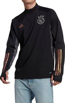 Adidas Afc Ajax Ultimate Warm Third Trainingstop 20/21 Heren - Zwart/Goud - Maat XL