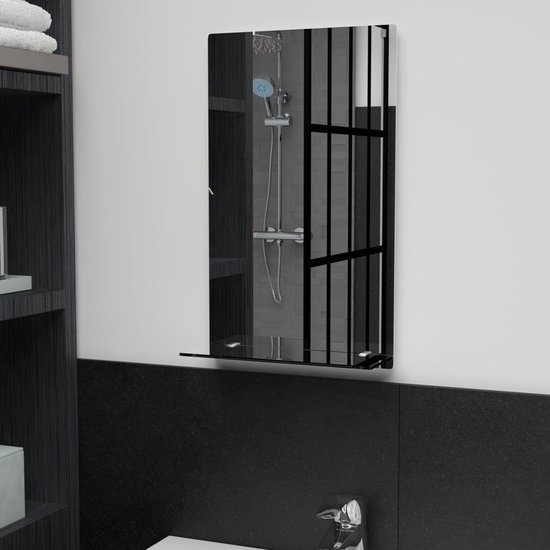 Wandspiegel 30x50 cm(incl LW 3d klok) - spiegel | bol.com