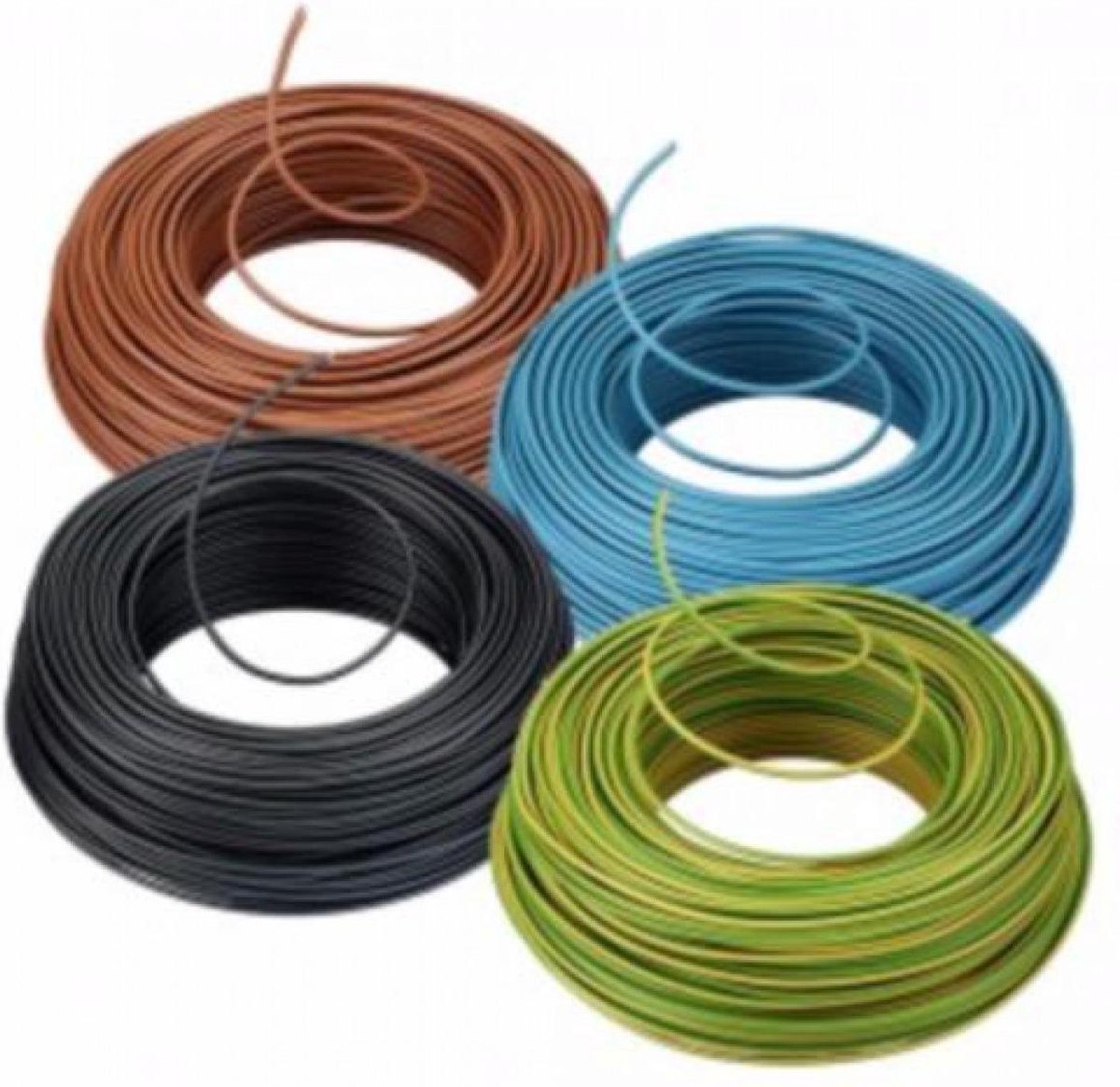 Draka HVD Installatiedraad aarde geel/groen /halogen free halogen free v d draad...
