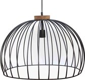 KRAM. | Hanglamp bol draad / wire metaal L | Ø 60 cm | E27 | Zwart