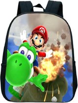 Mario rugzak Yoshi vliegen vuur kinderen kinderrugzak rugtas