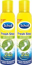 Scholl Voetdeodorant - Fresh Step Anti Transpiratie Spray - 150ml x2