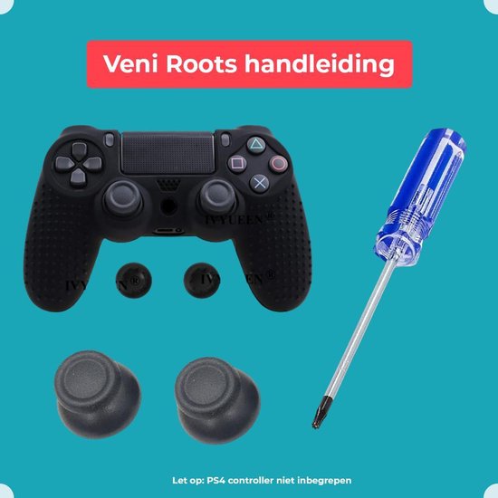 Dakloos raket Ongewapend PS4 Controller thumbstick reparatie kit | Gratis siliconen hoes | bol.com