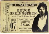 Concertbord Rusty 30x40 cm Bruce Springsteen roxy