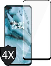 One Plus Nord Screenprotector - OnePlus Nord Screenprotector - OnePlus Nord Screen Protector - Screenprotector OnePlus Nord - 4x One Plus Nord Screenprotector Glas Tempered Glass S