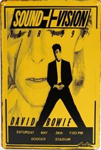 Concertbord Rusty 30x40 cm David Bowie Sound and Vision