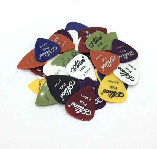 Gitaar Plectrum | Kinder Gitaar Plectrums - 0.46 mm Dikte, Kleurrijke Set Van 10 Stuks Voor Klassieke Beginners, Flatpicking En Fingerstyle Muziekliefhebbers