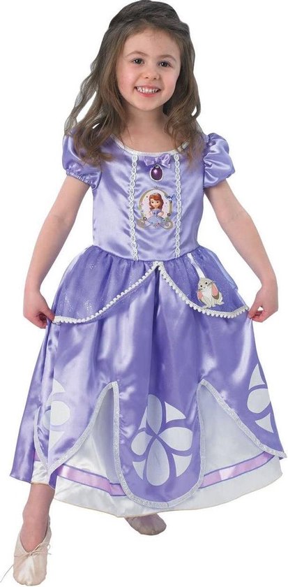 chrysant Dollar Indringing Disney Prinsessenjurk Sofia the First Deluxe - Kostuum Kind - Maat 92 -  Carnavalskleding | bol.com