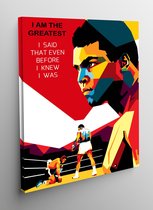 Canvas WPAP Pop Art Muhammad Ali - 50x70cm