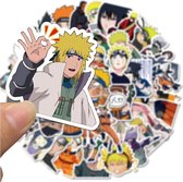 Naruto Stickers - 50 Stuks - Stickers Volwassenen - Laptop Stickers - Anime - Manga - Vinyl Stickers - Madara - Sasuke - Itachi - Kakashi - Boruto