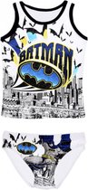 DC Batman ondergoed-set - Singlet & Onderbroek - Wit - 4/5 jaar - 100% Katoen