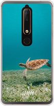 Nokia 6 (2018) Hoesje Transparant TPU Case - Turtle #ffffff