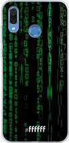 Honor Play Hoesje Transparant TPU Case - Hacking The Matrix #ffffff
