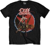 Ozzy Osbourne Heren Tshirt -S- Ultimate Sin Zwart
